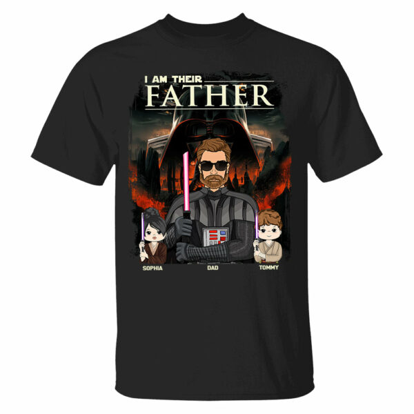 I Am Their Father - Custom Shirt For Dad - Image 2