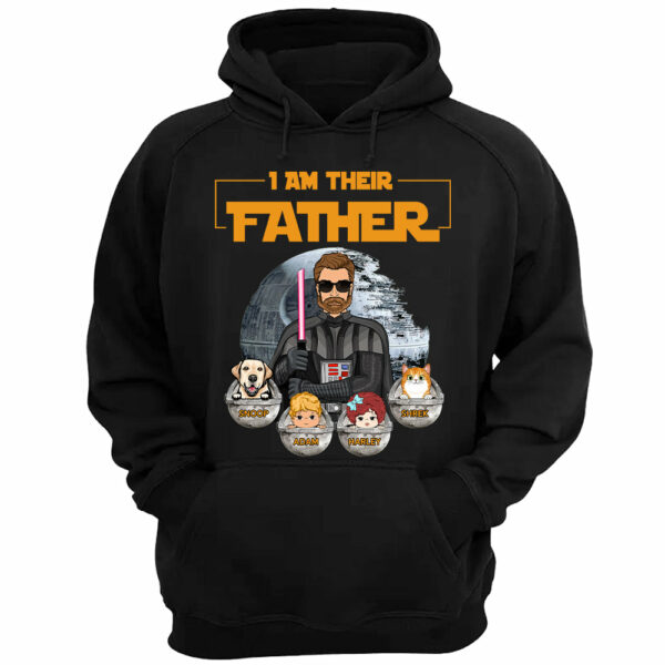 I Am Their Father - Custom Shirt With Kids Dog Cat Gift For Dad - Image 4