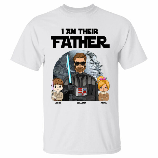 I Am Their Father - Custom Shirt With Kids Gift For Dad Mom - Image 2