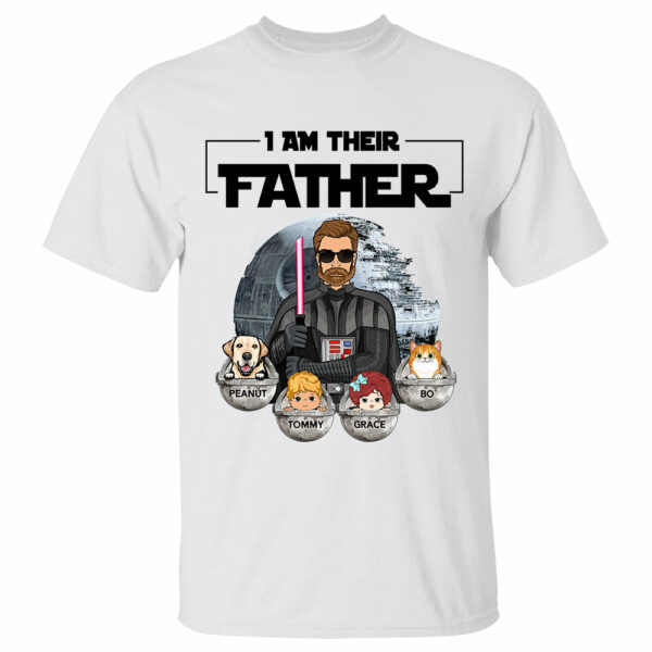 I Am Their Father - Custom Shirt With Kids Gift For Dad Mom - Image 2