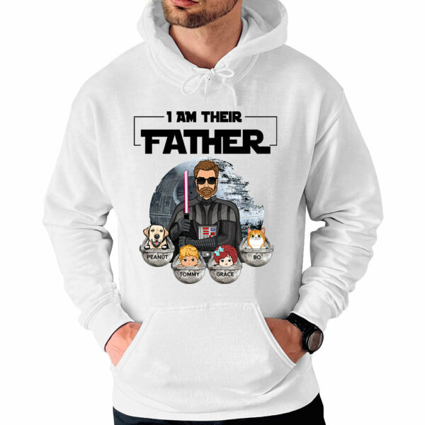 I Am Their Father - Custom Shirt With Kids Gift For Dad Mom - Image 5