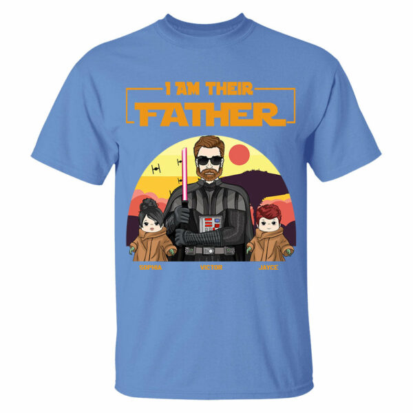 I Am Their Father - Personalized Shirt Custom Background Gift For Dad - Image 4