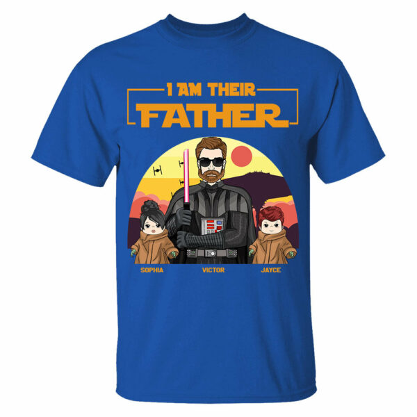 I Am Their Father - Personalized Shirt Custom Background Gift For Dad - Image 6