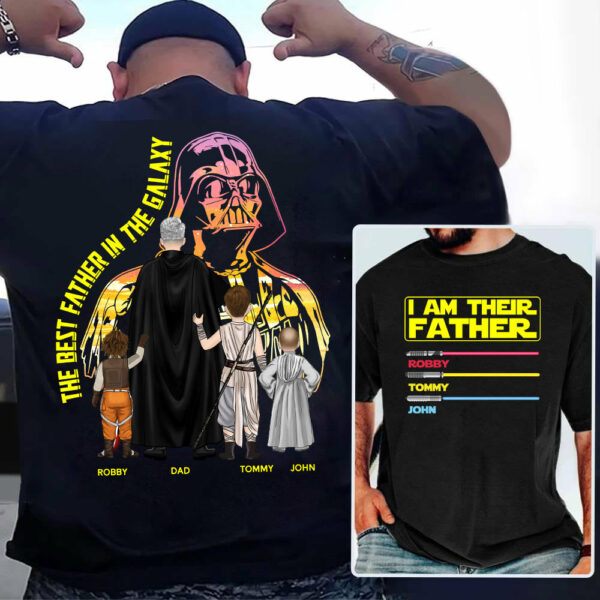 I Am Their Father - Personalized Shirt For Dad