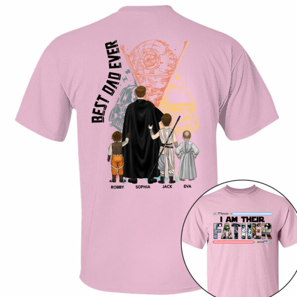 I Am Their Father - Personalized Shirt For Dad Grandpa Custom Clipart NA04 PT99 - Image 13