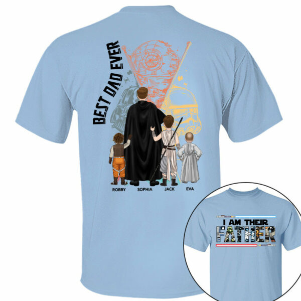 I Am Their Father - Personalized Shirt For Dad Grandpa Custom Clipart NA04 PT99 - Image 14
