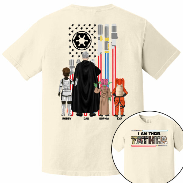 I Am Their Father - Personalized Shirt For Dad Grandpa NA04 - Image 6