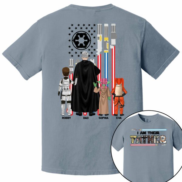 I Am Their Father - Personalized Shirt For Dad Grandpa NA04 - Image 8