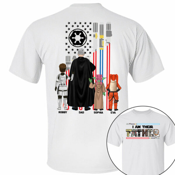 I Am Their Father - Personalized Shirt For Dad Grandpa NA04 - Image 15