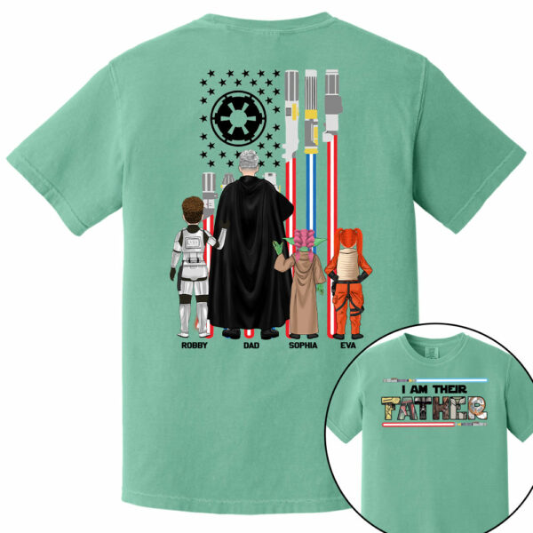 I Am Their Father - Personalized Shirt For Dad Grandpa NA04 - Image 5
