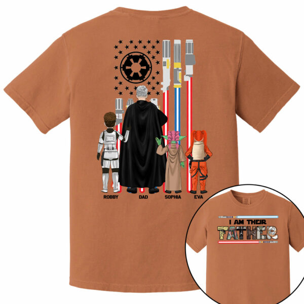 I Am Their Father - Personalized Shirt For Dad Grandpa NA04 - Image 7