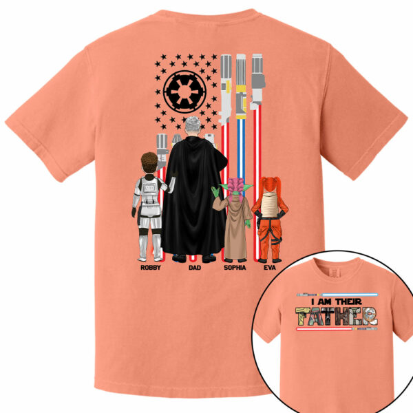 I Am Their Father - Personalized Shirt For Dad Grandpa NA04 - Image 9