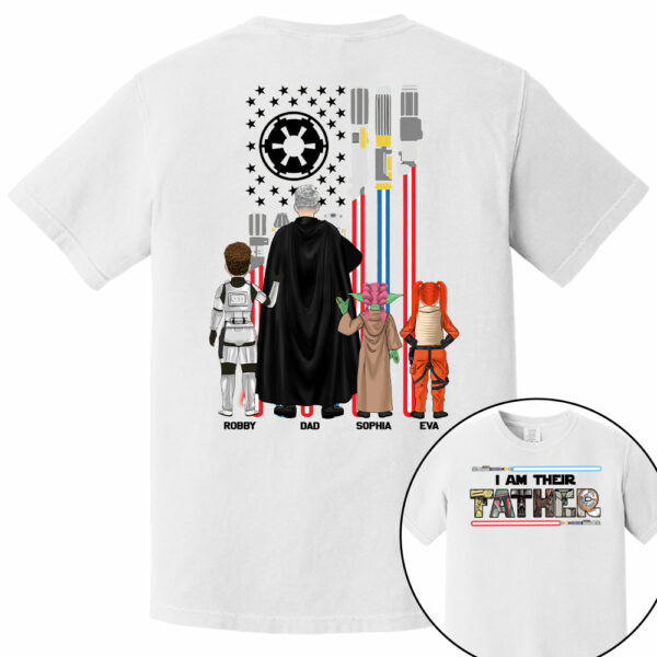 I Am Their Father - Personalized Shirt For Dad Grandpa NA04 - Image 3