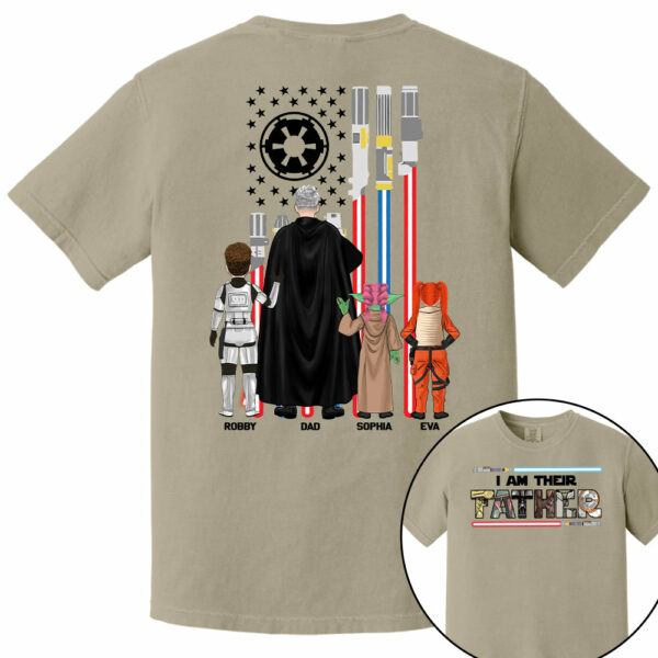 I Am Their Father - Personalized Shirt For Dad Grandpa NA04 - Image 4