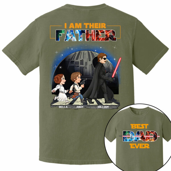 I Am Their Father - Personalized Shirt Gift For Dad, Father's Day Vr2 - Image 13
