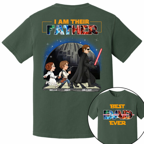 I Am Their Father - Personalized Shirt Gift For Dad, Father's Day Vr2 - Image 10