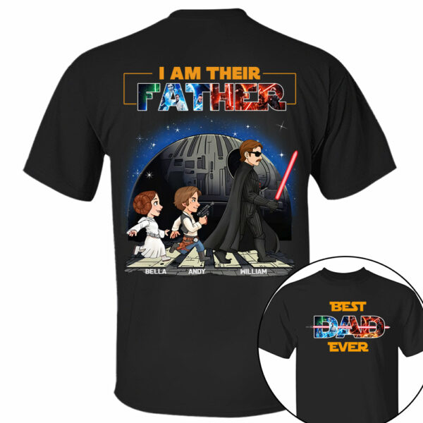 I Am Their Father - Personalized Shirt Gift For Dad, Father's Day Vr2 - Image 2