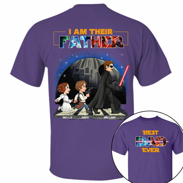 I Am Their Father - Personalized Shirt Gift For Dad, Father's Day Vr2 - Image 5