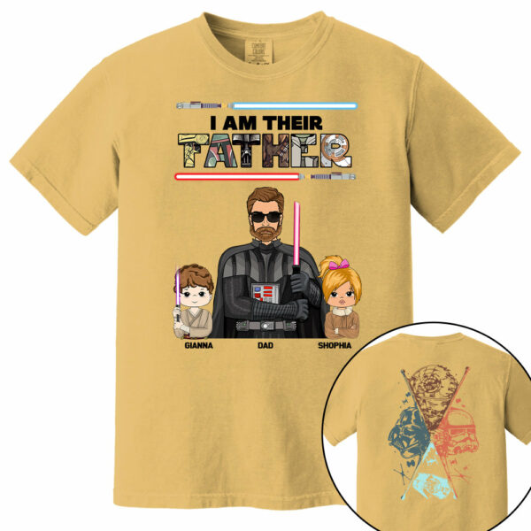 I Am Their Father - Personalized Two Sided Print Shirt For Dad - Image 10