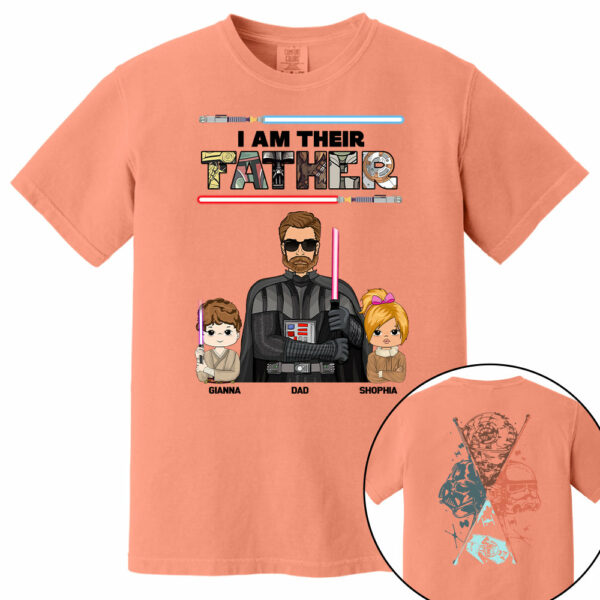 I Am Their Father - Personalized Two Sided Print Shirt For Dad - Image 11