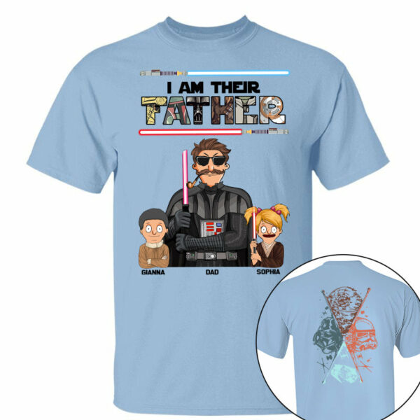 I Am Their Father - Personalized Two Sided Print Shirt For Dad Vr2 - Image 6