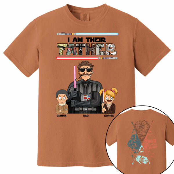 I Am Their Father - Personalized Two Sided Print Shirt For Dad Vr2 - Image 14