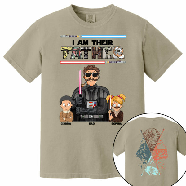 I Am Their Father - Personalized Two Sided Print Shirt For Dad Vr2 - Image 10