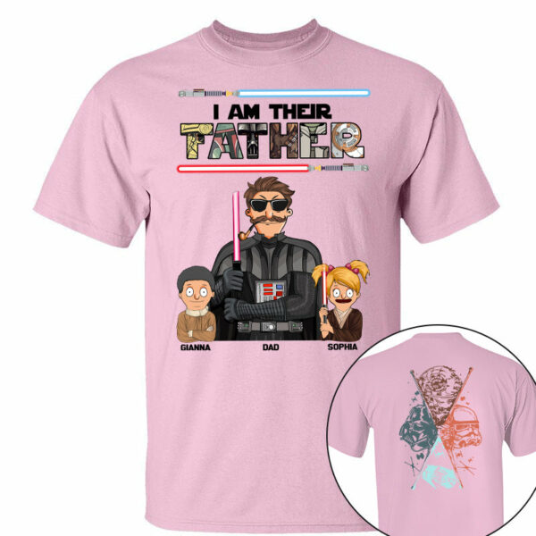 I Am Their Father - Personalized Two Sided Print Shirt For Dad Vr2 - Image 8