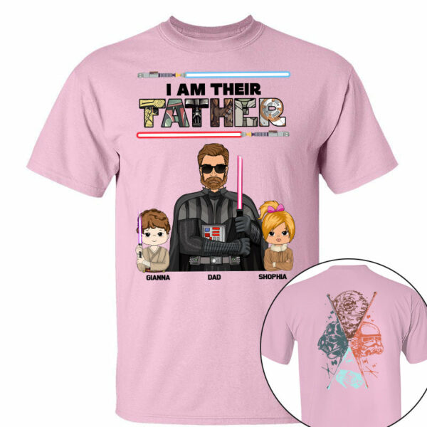 I Am Their Father - Personalized Two Sided Print Shirt For Dad - Image 5