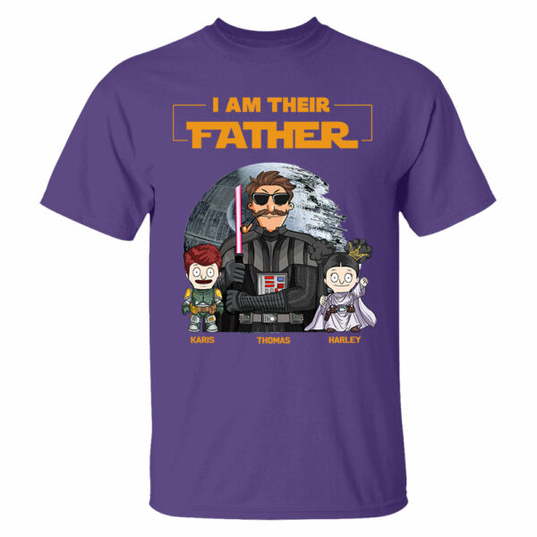 I Am Their Father Custom Shirt For Dad - Father's Day Gift 2025 Ver 2 - Image 5