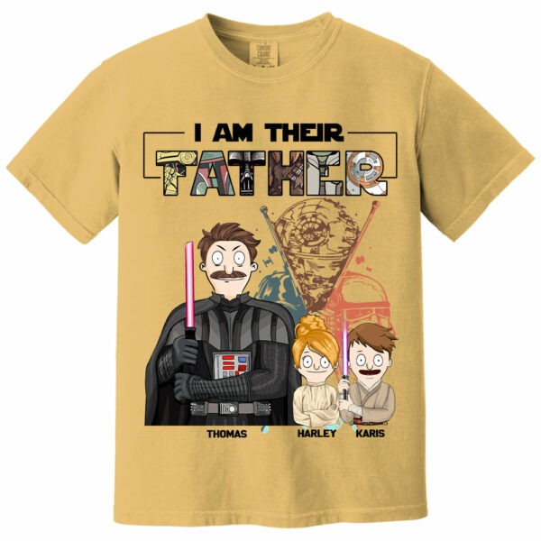 I Am Their Father Custom Shirt For Dad - Father's Day Gift 2025 Vr2 - Image 10