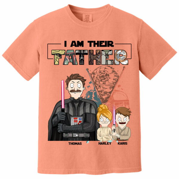 I Am Their Father Custom Shirt For Dad - Father's Day Gift 2025 Vr2 - Image 12