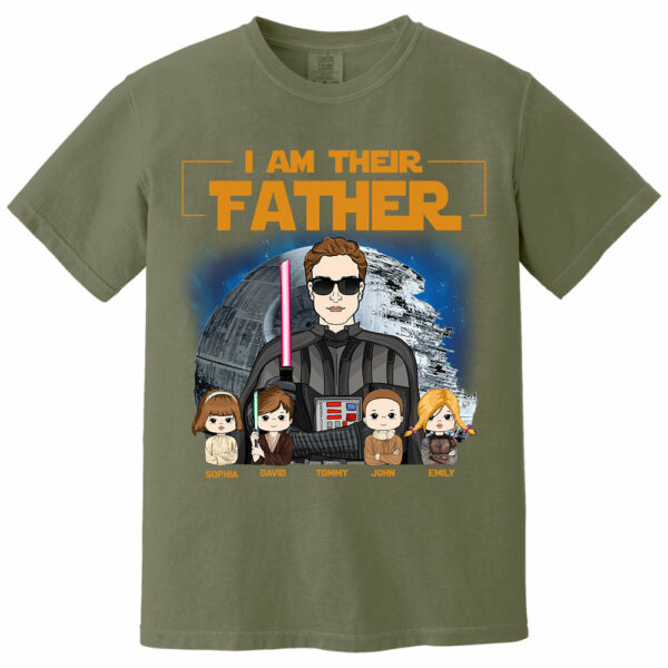 I Am Their Father Custom Shirt For Dad - Father's Day Gift New 2025 - Image 10