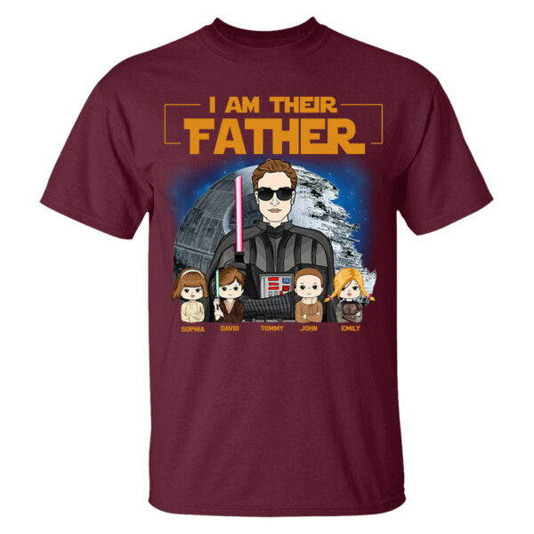 I Am Their Father Custom Shirt For Dad - Father's Day Gift New 2025 - Image 4
