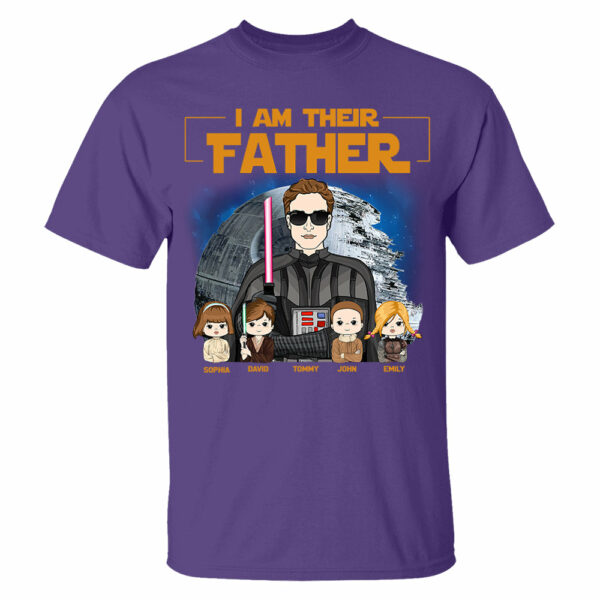 I Am Their Father Custom Shirt For Dad - Father's Day Gift New 2025 - Image 3