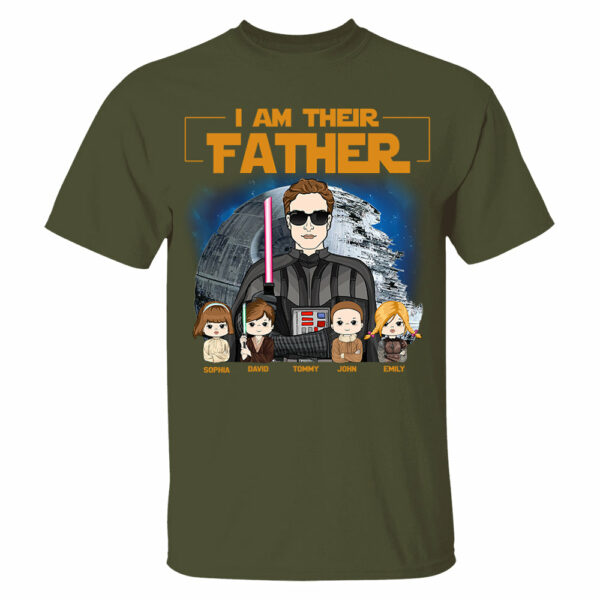 I Am Their Father Custom Shirt For Dad - Father's Day Gift New 2025 - Image 6