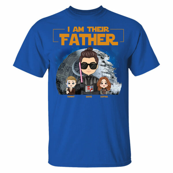 I Am Their Father Custom Shirt For Dad - Personalized Father's Day Gift New 2025 - Image 13