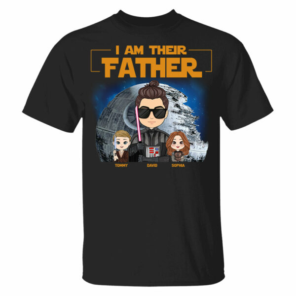 I Am Their Father Custom Shirt For Dad - Personalized Father's Day Gift New 2025 - Image 15