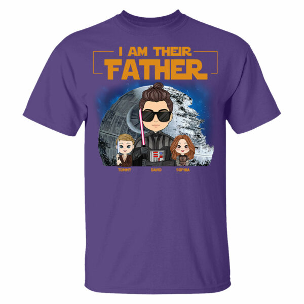 I Am Their Father Custom Shirt For Dad - Personalized Father's Day Gift New 2025 - Image 11
