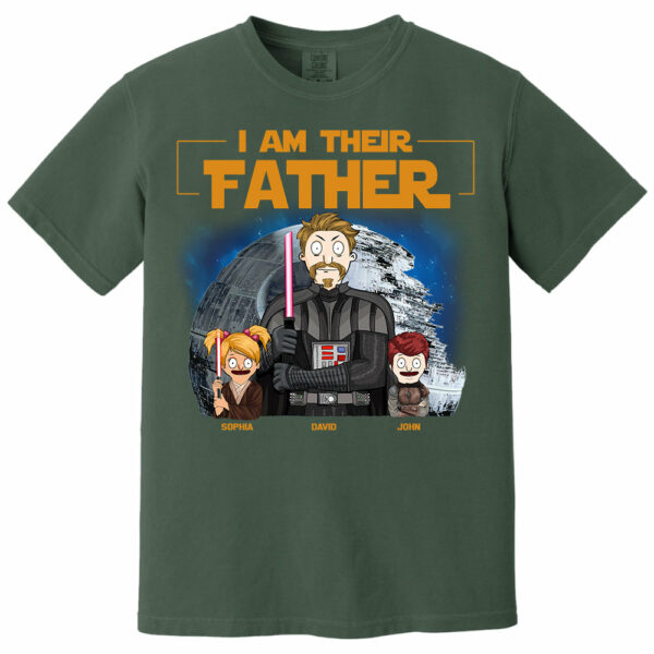 I Am Their Father Custom Shirt For Dad - Personalized Father's Day Gift New 2025 vr2 - Image 5