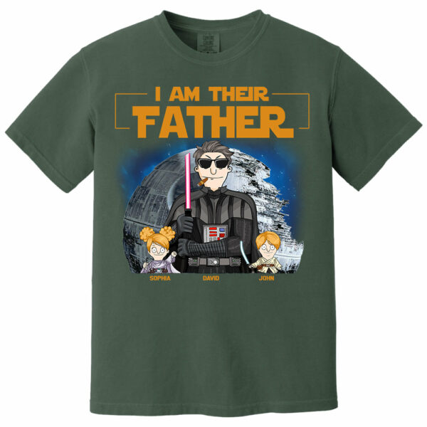 I Am Their Father Custom Shirt For Dad - Personalized Father's Day Gift New 2025 vr3 - Image 6