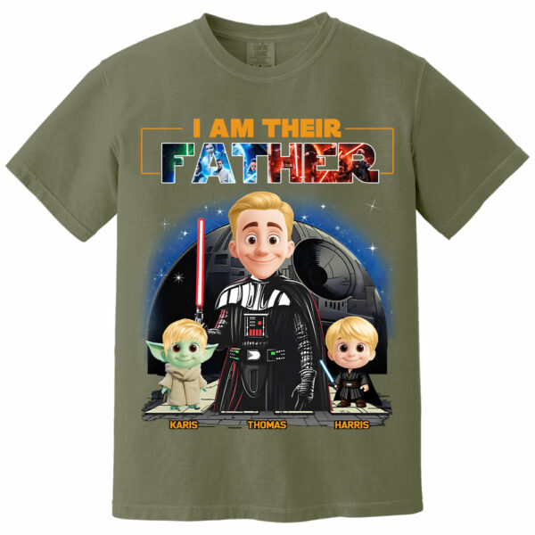 I Am Their Father, Custom Shirt For Dad, Father's Day Gift New Art T1807 - Image 6