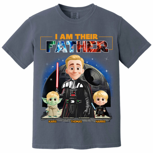 I Am Their Father, Custom Shirt For Dad, Father's Day Gift New Art T1807 - Image 8