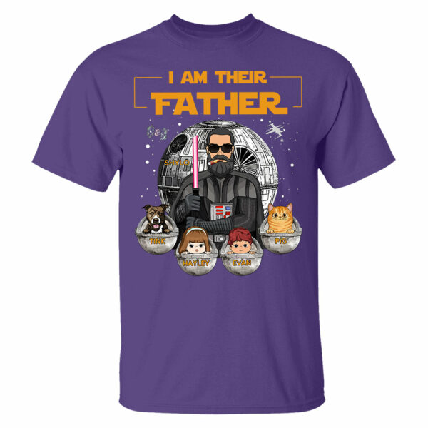 I Am Their Father, Custom Shirt for Dad, Personalized Father's Day Gift T1807 - Image 12