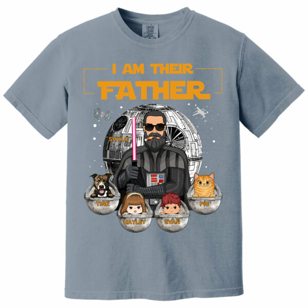 I Am Their Father, Custom Shirt for Dad, Personalized Father's Day Gift T1807 - Image 5