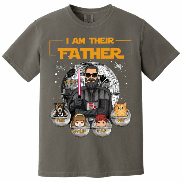 I Am Their Father, Custom Shirt for Dad, Personalized Father's Day Gift T1807 - Image 9