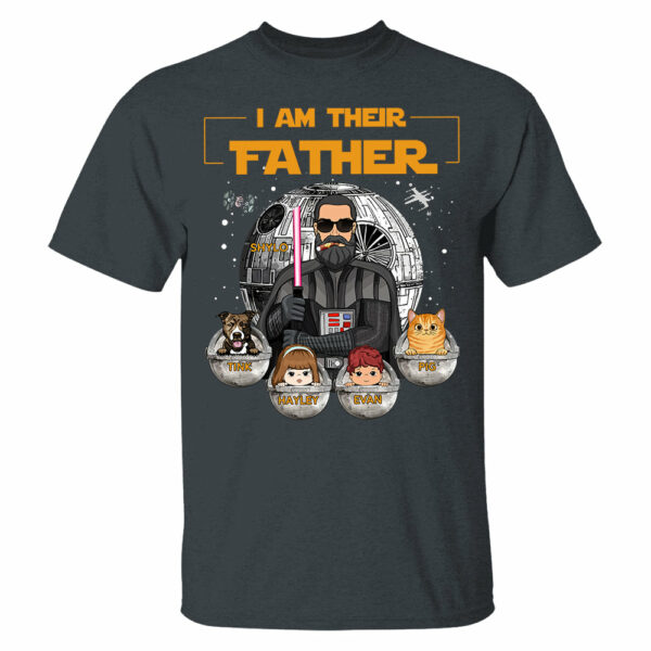 I Am Their Father, Custom Shirt for Dad, Personalized Father's Day Gift T1807 - Image 14