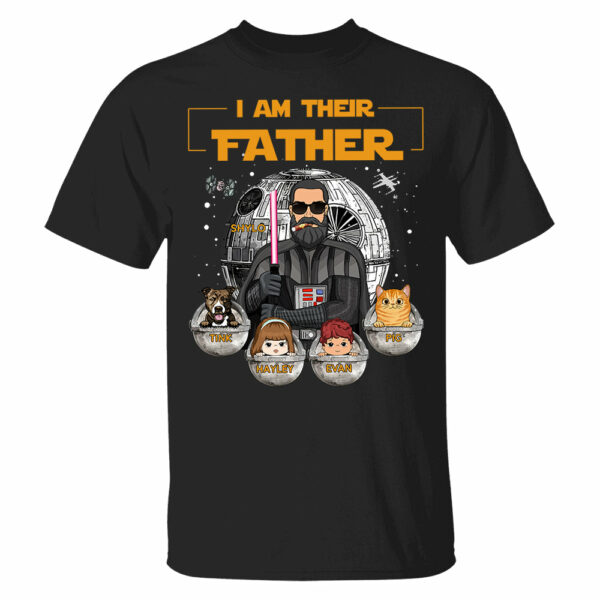 I Am Their Father, Custom Shirt for Dad, Personalized Father's Day Gift T1807 - Image 11