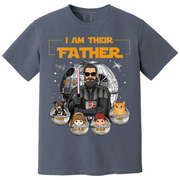 I Am Their Father, Custom Shirt for Dad, Personalized Father's Day Gift T1807 - Image 4