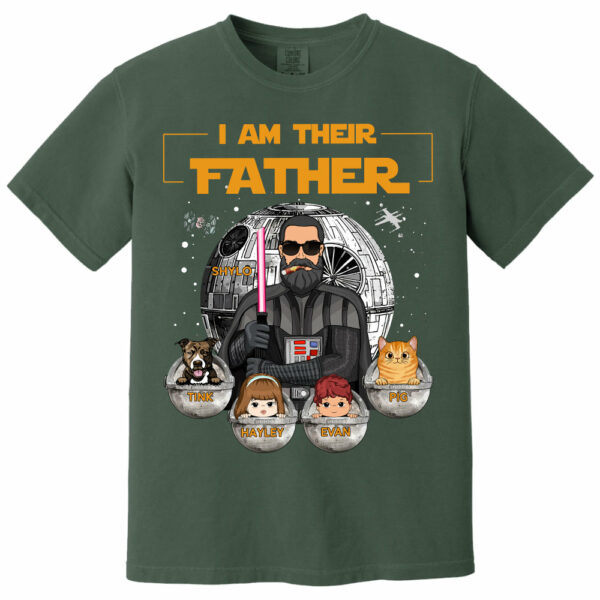 I Am Their Father, Custom Shirt for Dad, Personalized Father's Day Gift T1807 - Image 7